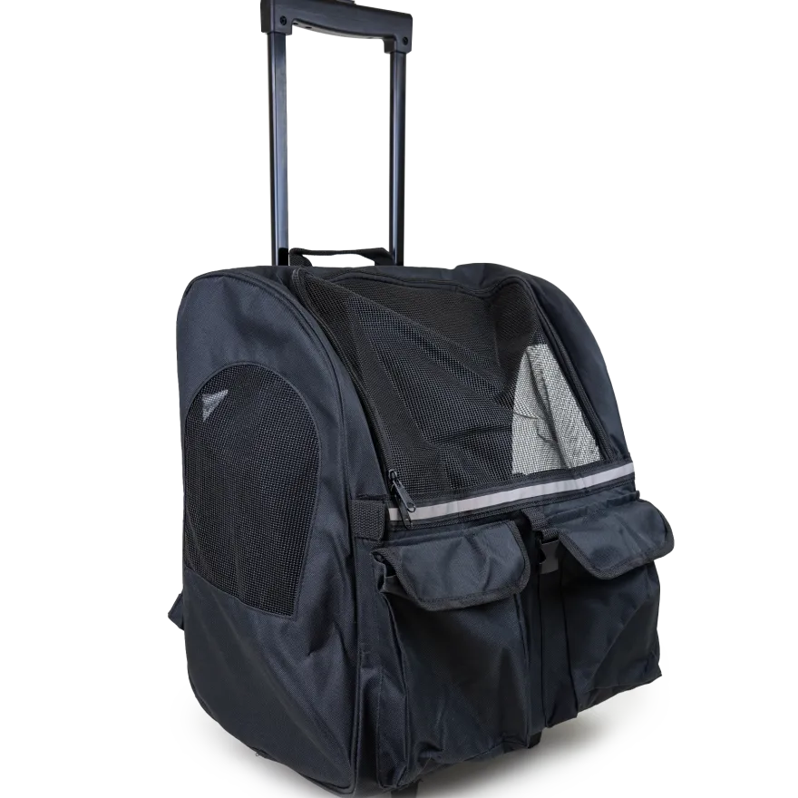 Trolley-ryggsekk Atlas, 43x34x46cm/106cm, Svart