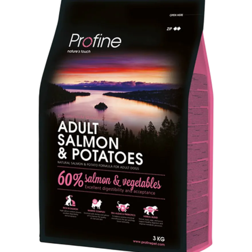 Tørrfôr Adult laks & poteter 3 kg
