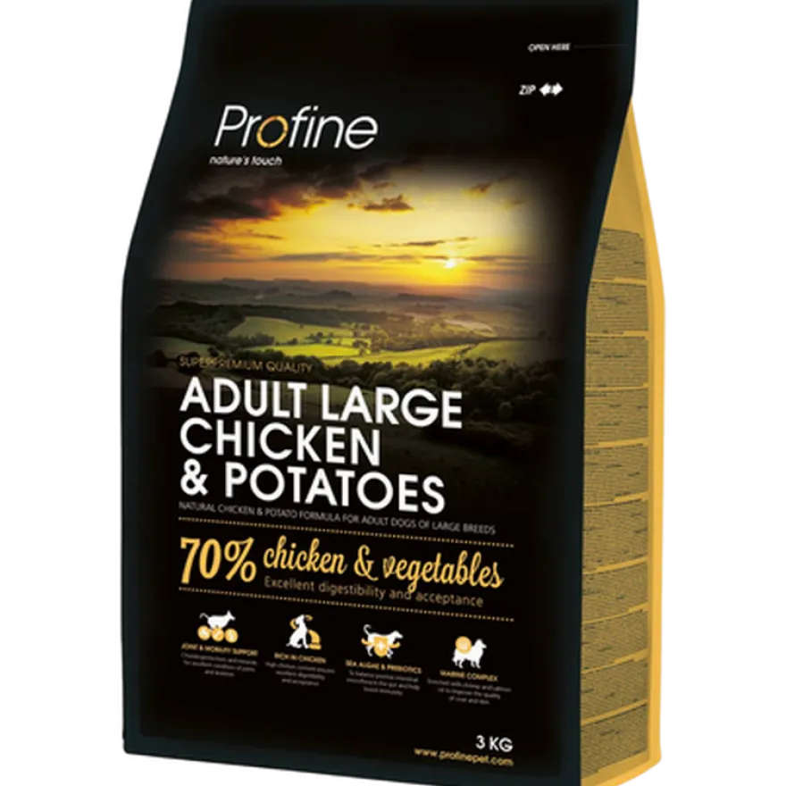 Tørrfôr Adult Large Kylling & Poteter 3 kg