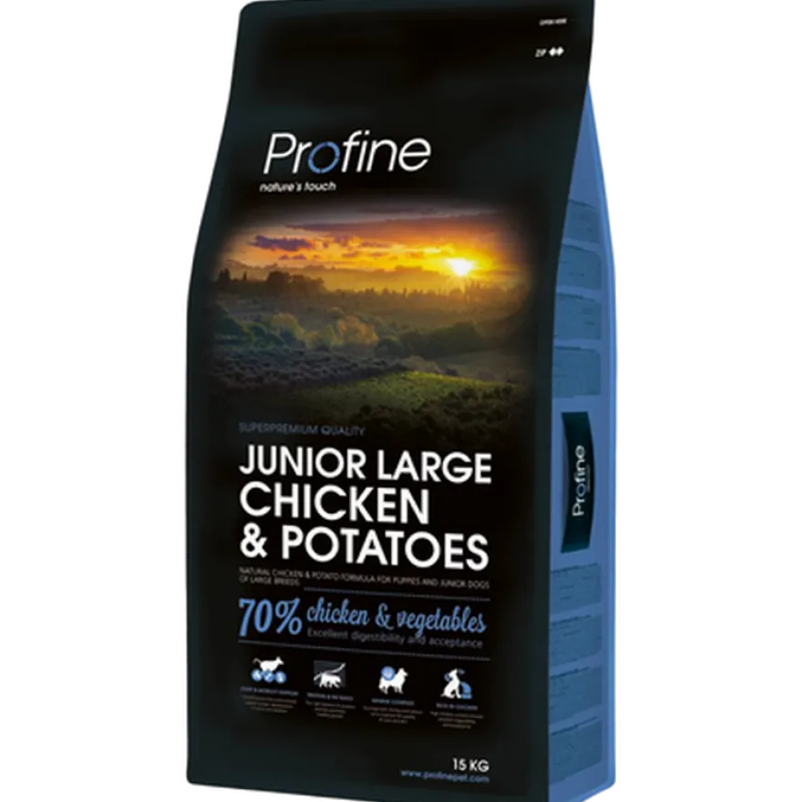 Tørrfôr Junior Large Kylling & Poteter 12 kg