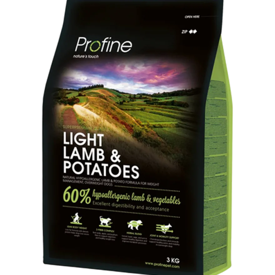Tørrfôr Light Lam & Poteter 3 kg
