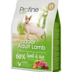 Tørrfôr til katter Indoor Adult Lam og ris 10 kg