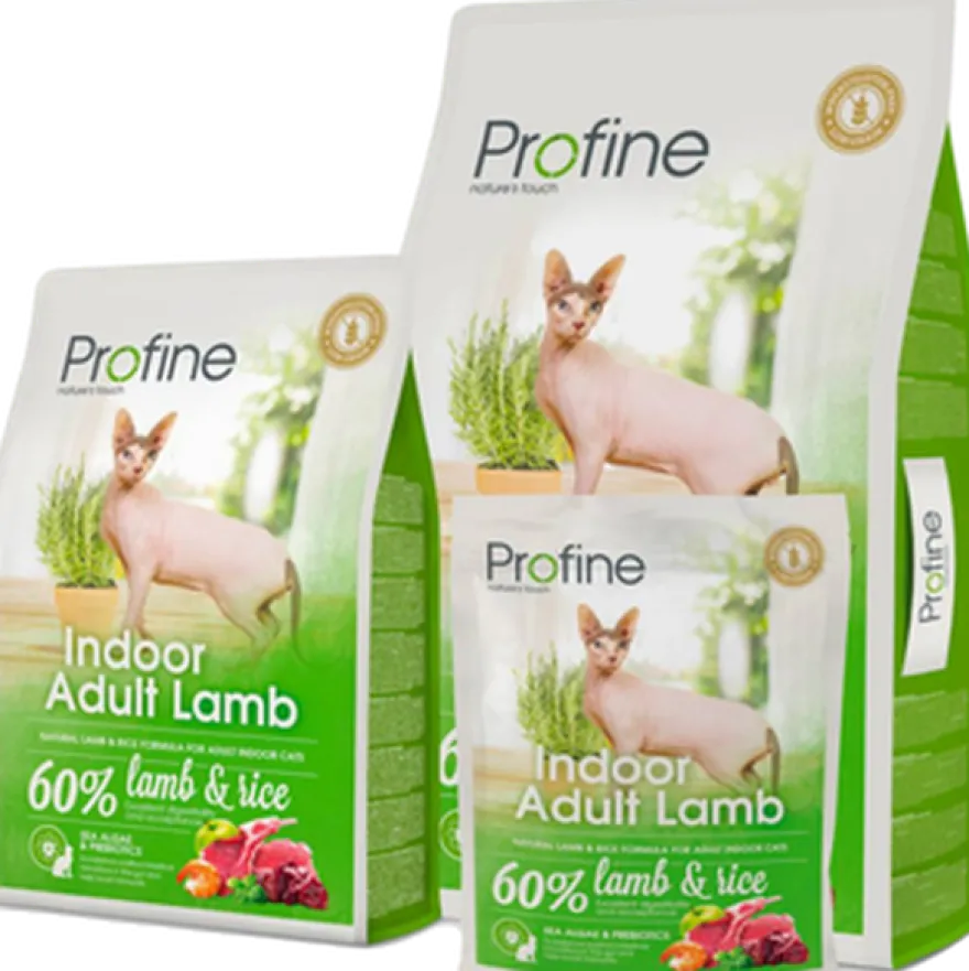 Tørrfôr til katter Indoor Adult Lam og ris 10 kg