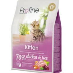 Tørrfôr til kattunge kylling og ris 2 kg