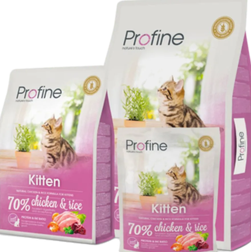 Tørrfôr til kattunge kylling og ris 2 kg