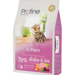 Tørrfôr til kattunge kylling og ris 2 kg