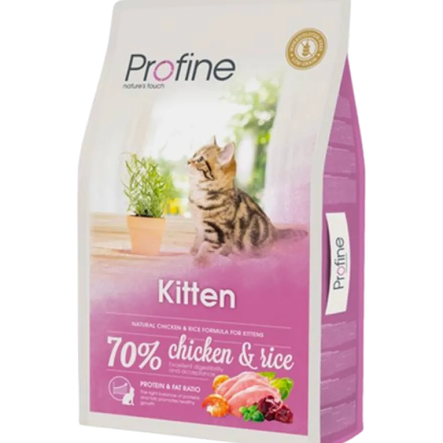 Tørrfôr til kattunge kylling og ris 2 kg