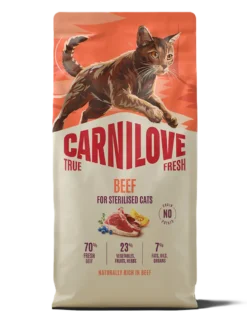 True Fresh Cat Beef for kastrerte voksne katter av alle raser 6 kg