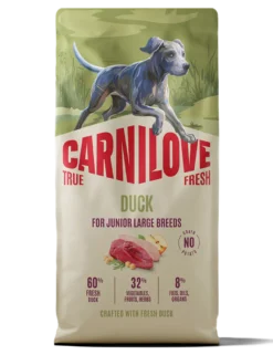 True Fresh Dog Duck for Junior Large Breeds 12 kg