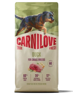 True Fresh Dog Duck for voksne hunder av små raser 12 kg
