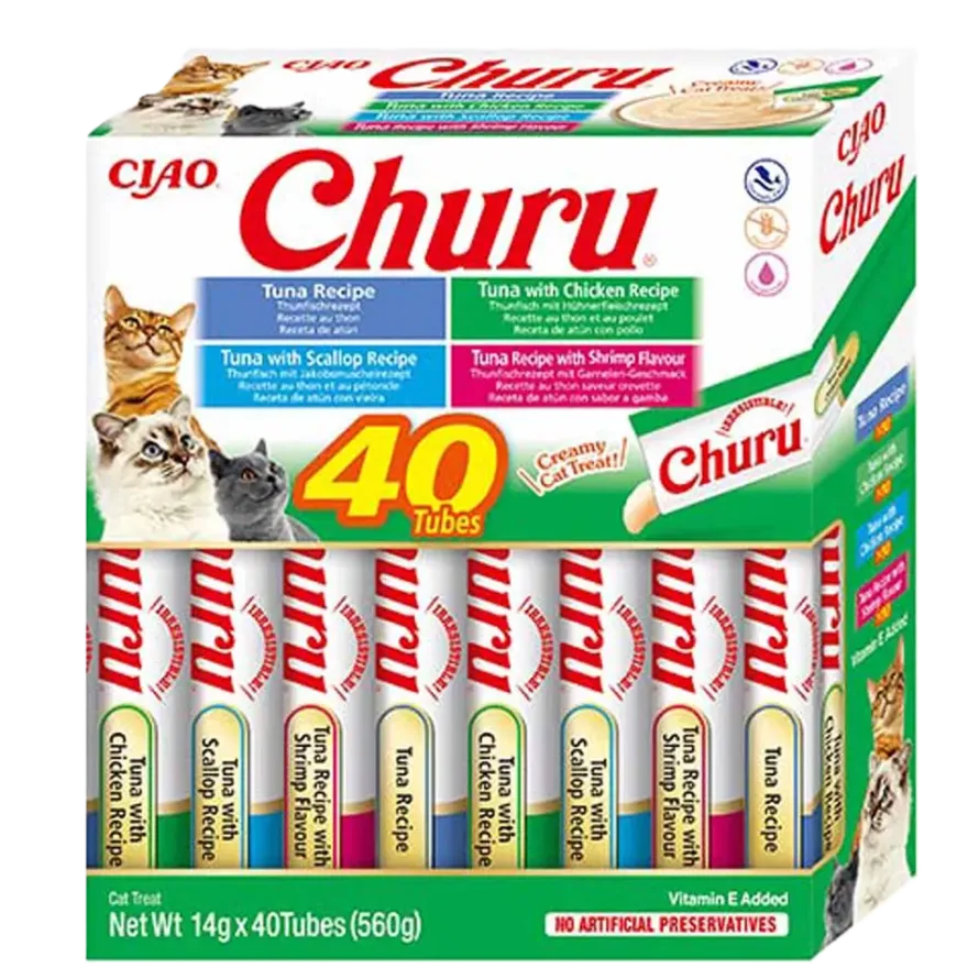 Tunfisk/sjømatvarianter 14 g x 40-pakning