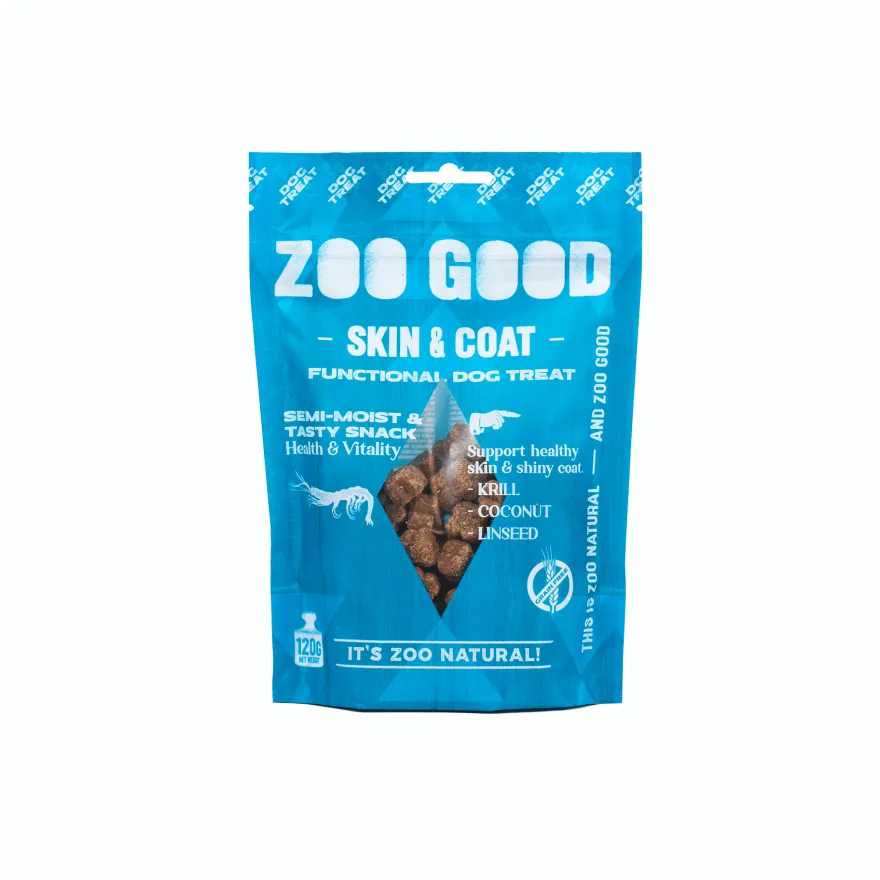 Tyggebiter for hund - Hud og pels 120g