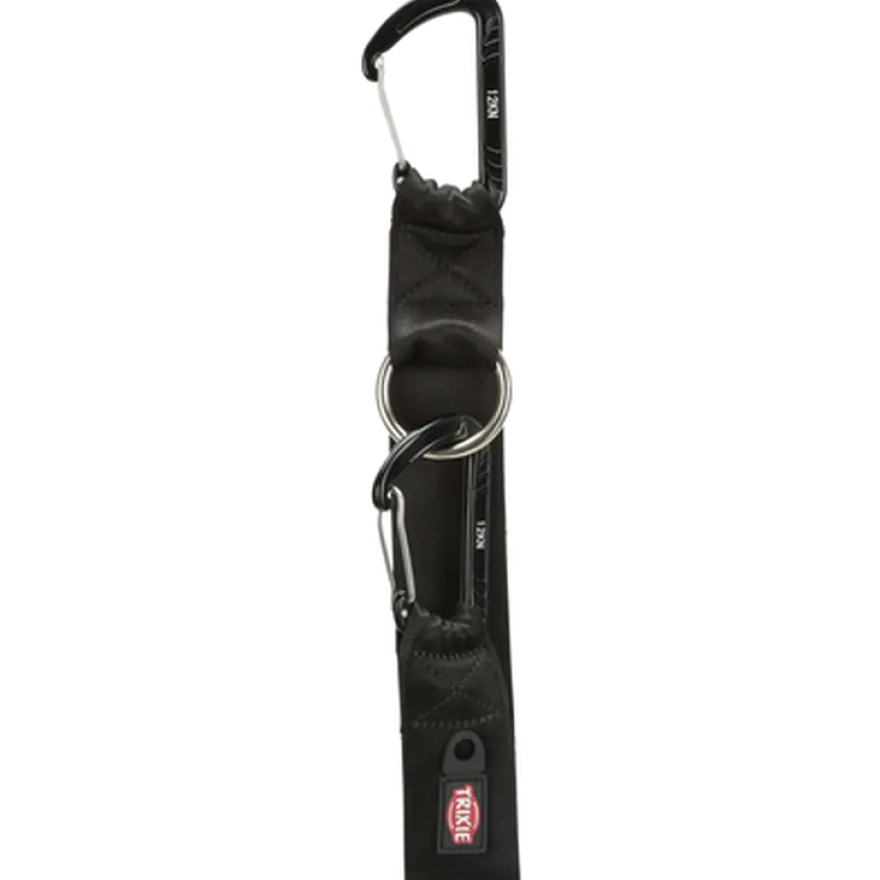 Universell belterem, Mounteneer karabinkrok svart 30 cm / 38 mm