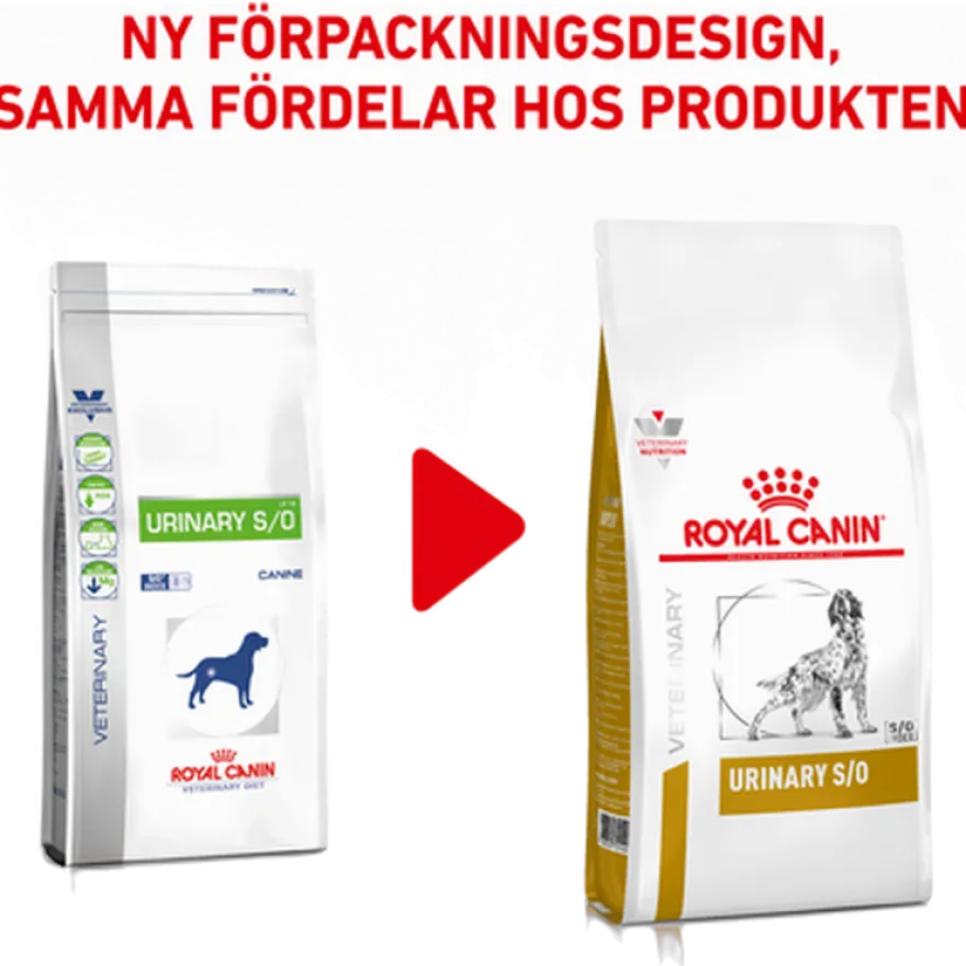 Urinary S/O Tørrfôr for hunder 7,5 kg