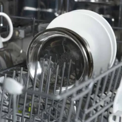 Vannfontene med matskål Pixi White