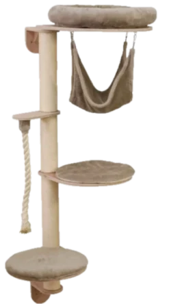 Vegghengt barnehagetre Dolomitt Grappa 204cm Taupe