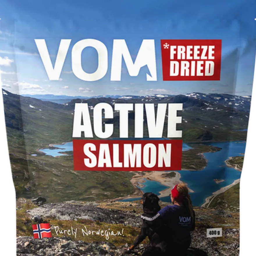VOM Frysetørket laks - Frysetørket 900 g.