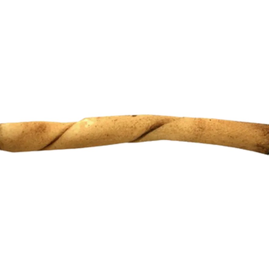 Vridd tyggebein røkt bacon 25 cm x 18 mm