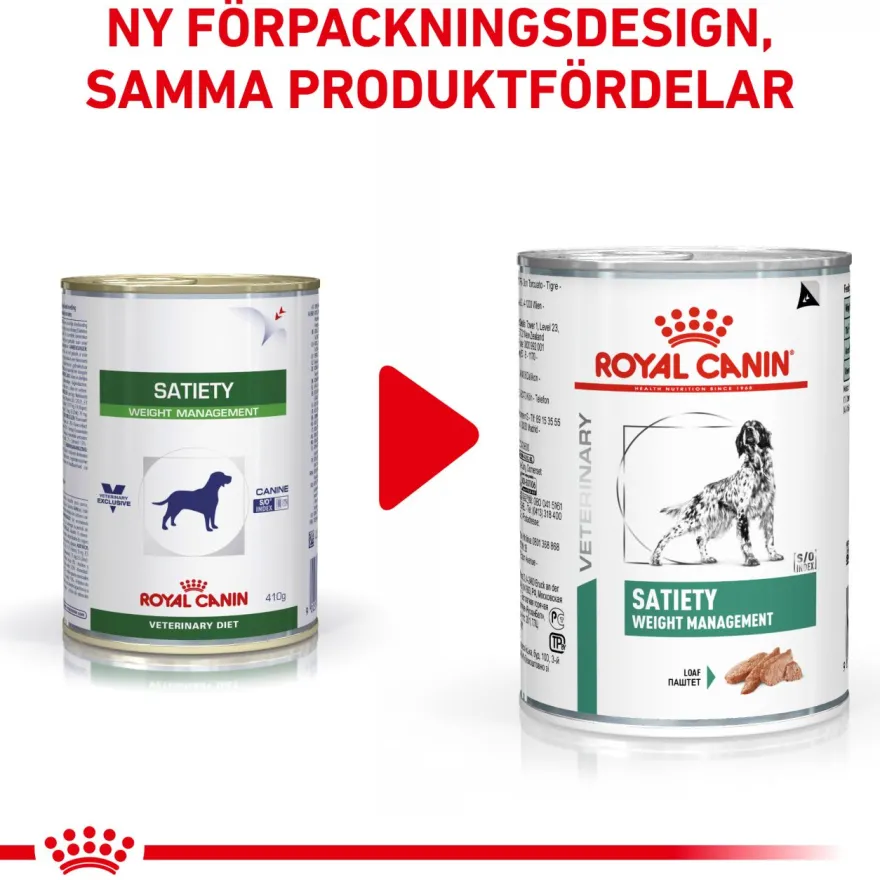 Weight Management Satiety Loaf i våtfôr til hund 410 g
