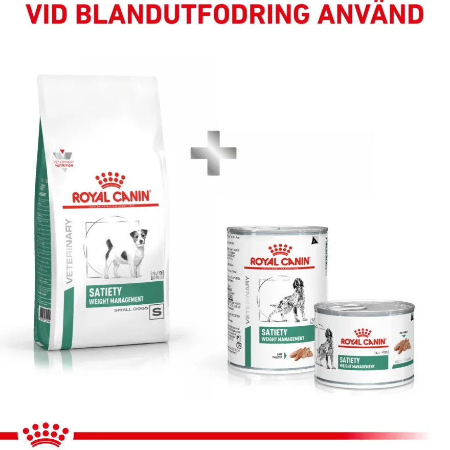 Weight Management Satiety Small Dog Tørrfôr for hunder 3 kg