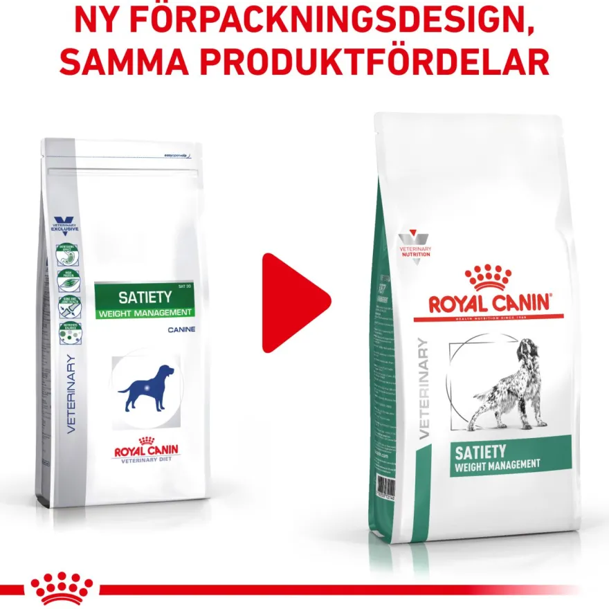 Weight Management Satiety Tørrfôr for hunder 6 kg