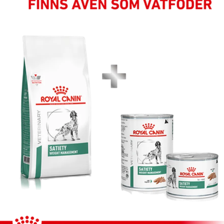 Weight Management Satiety Tørrfôr for hunder 6 kg