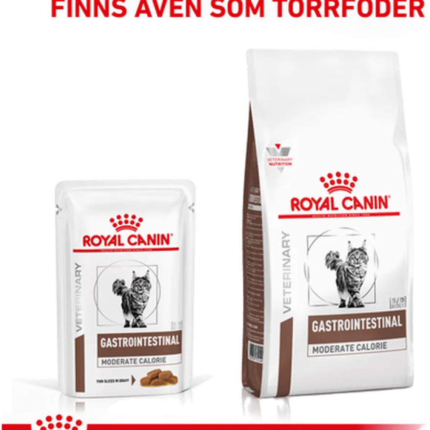 Wet Cat Gastro Intestinal Moderat kaloriinnhold 85 g x 12 stk - porsjonsposer