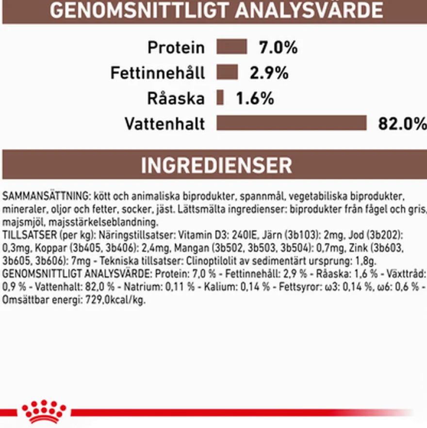 Wet Cat Gastro Intestinal Moderat kaloriinnhold 85 g x 12 stk - porsjonsposer
