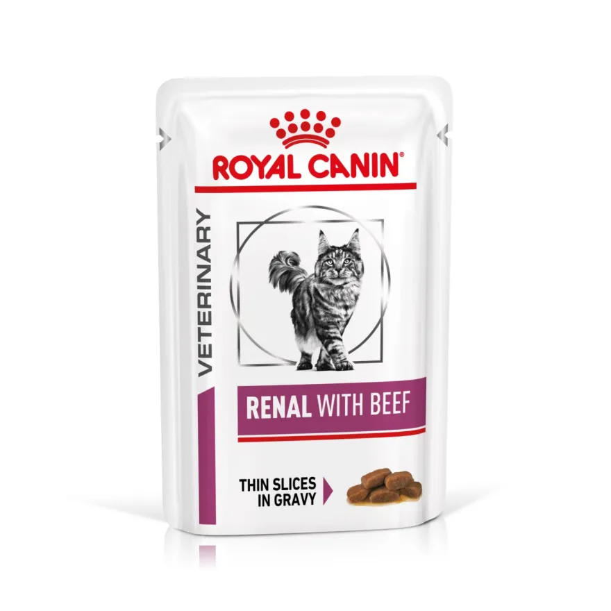 Wet Cat Renal Beef 85 g x 12 stk - porsjonsposer