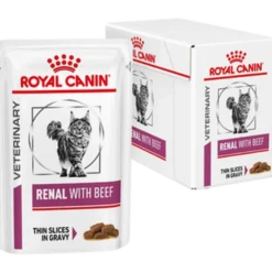 Wet Cat Renal Beef 85 g x 12 stk - porsjonsposer