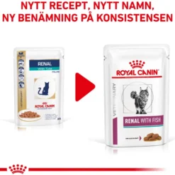 Wet Cat Renal Fish 85 g x 12 stk - porsjonsposer
