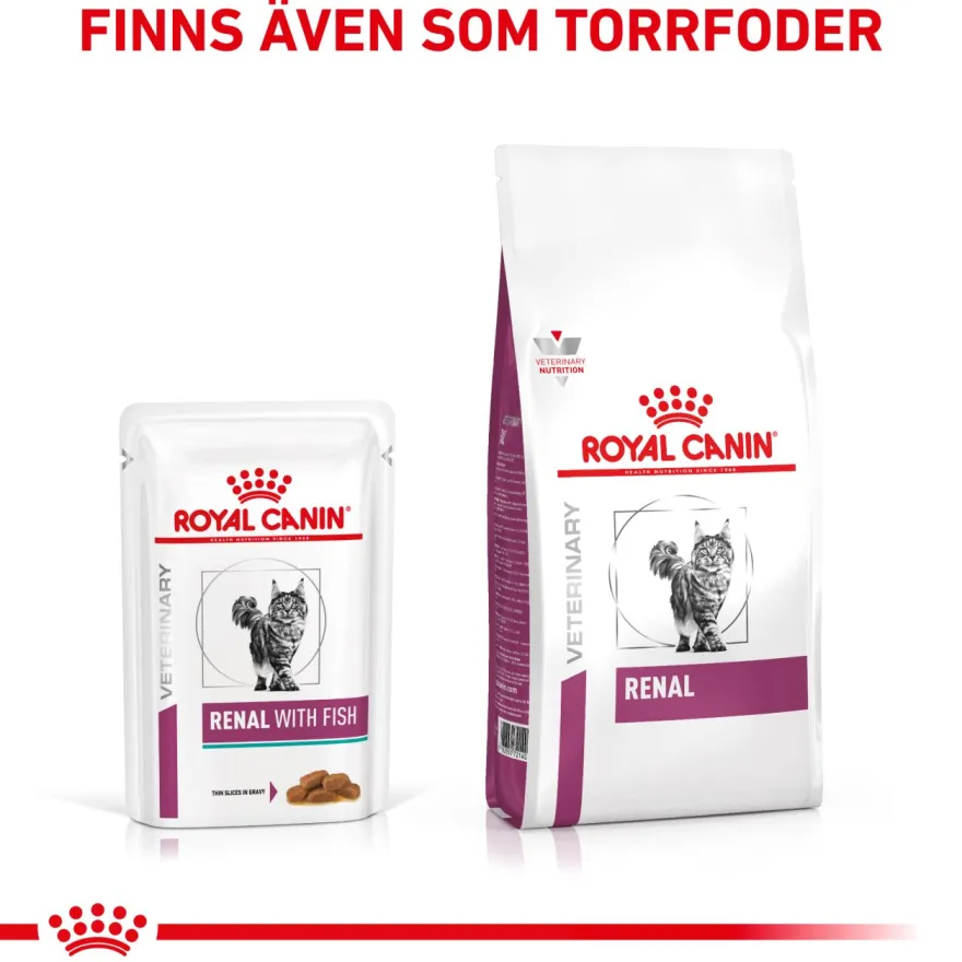 Wet Cat Renal Fish 85 g x 12 stk - porsjonsposer