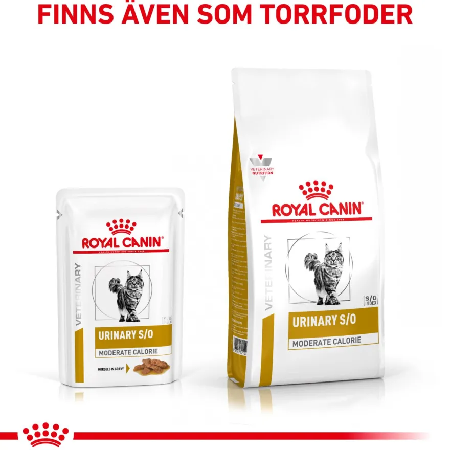 Wet Cat Urinary S/O Moderat kaloriinnhold 85 g x 12 stk - porsjonsposer