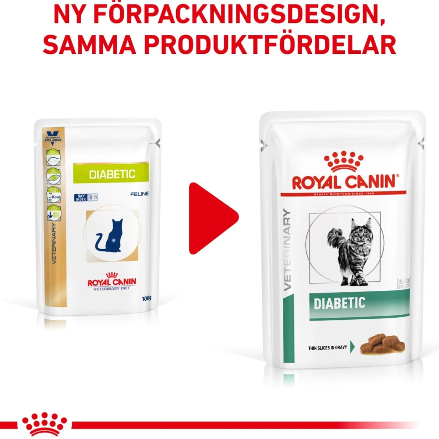 Wet Cat Weight Management Diabetiker 85 g x 12 stk - porsjonsposer