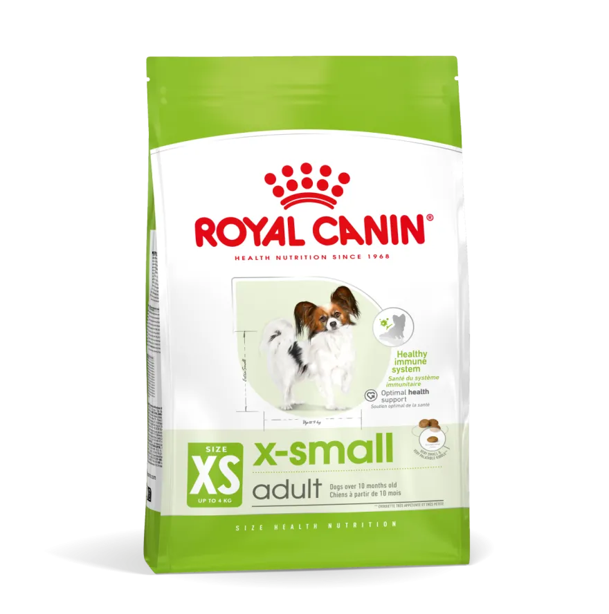 X-Small Adult tørrfôr for hunder 3 kg