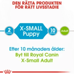 X-Small Puppy tørrfôr for valper 3 kg