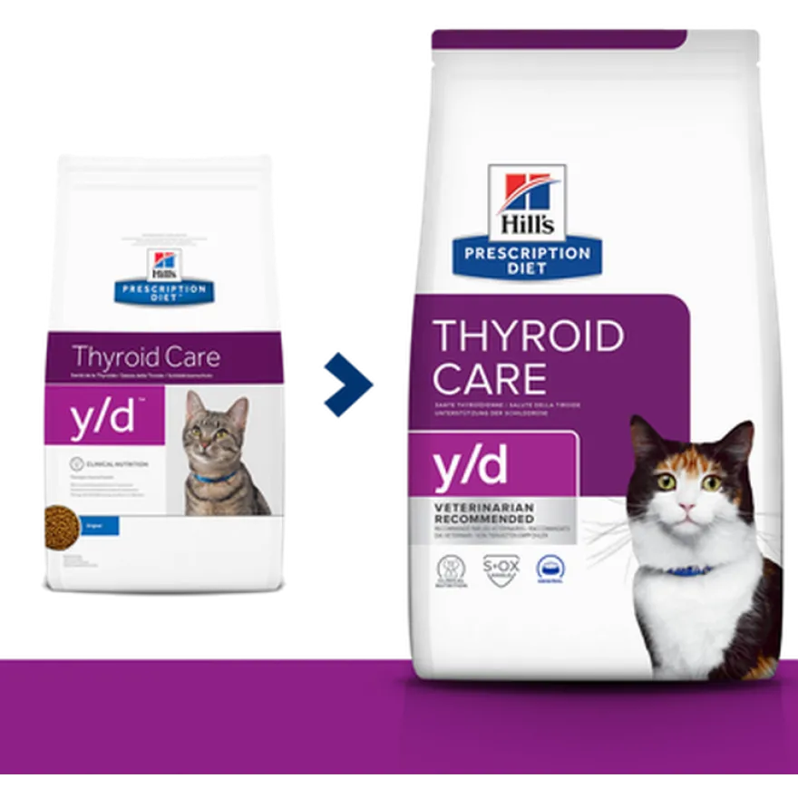 y/d Thyroid Care Original - Dry Cat Food 3 kg
