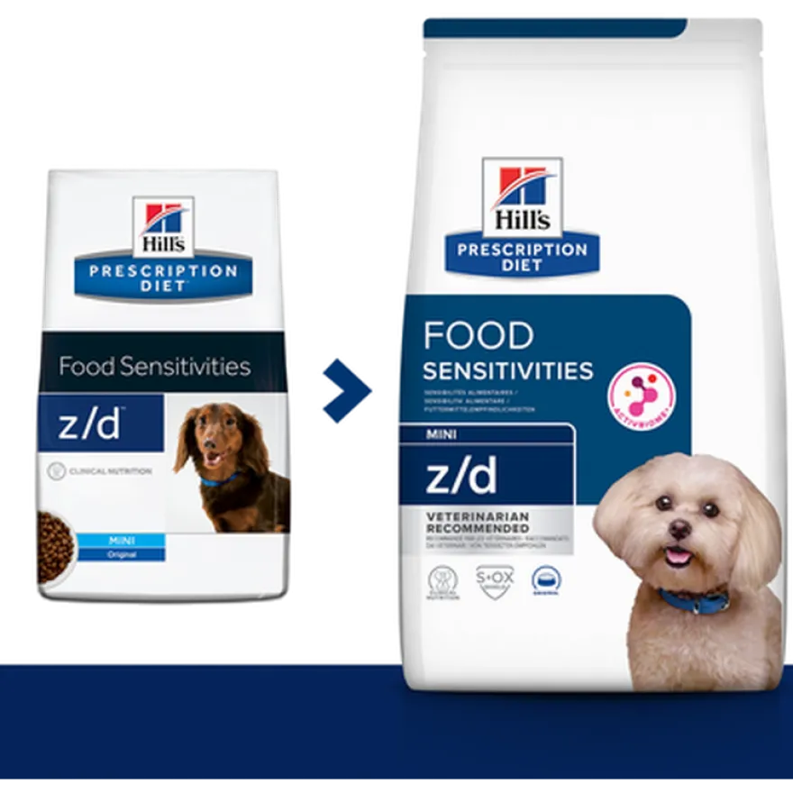 z/d Food Sensitivities Skin Care Mini Original - Dry Dog Food 1 kg